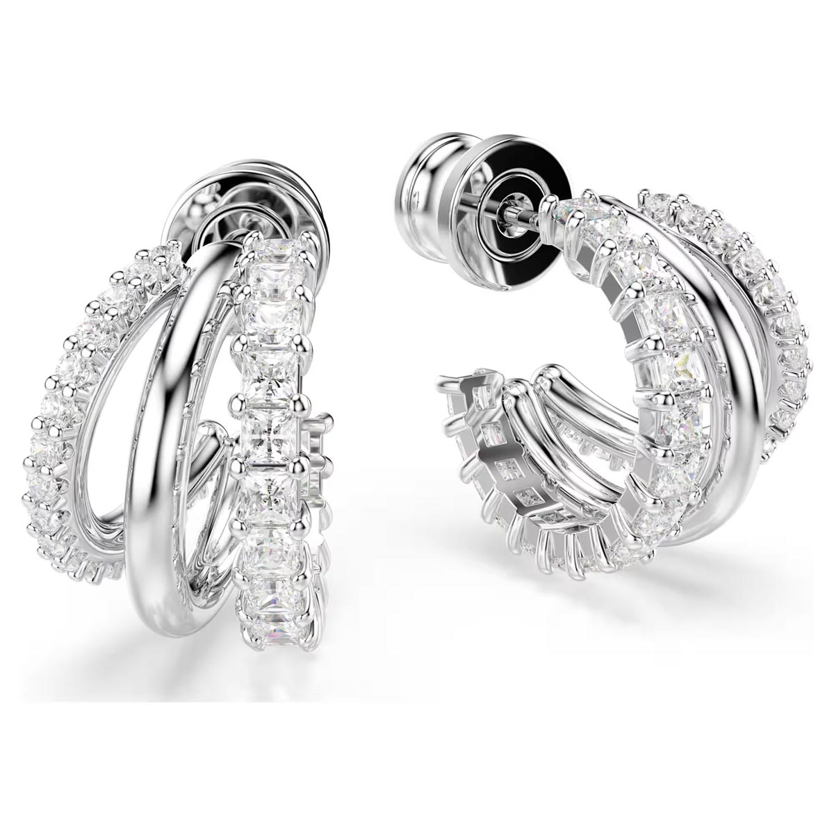 Swarovski Hyperbola Hoop Earrings