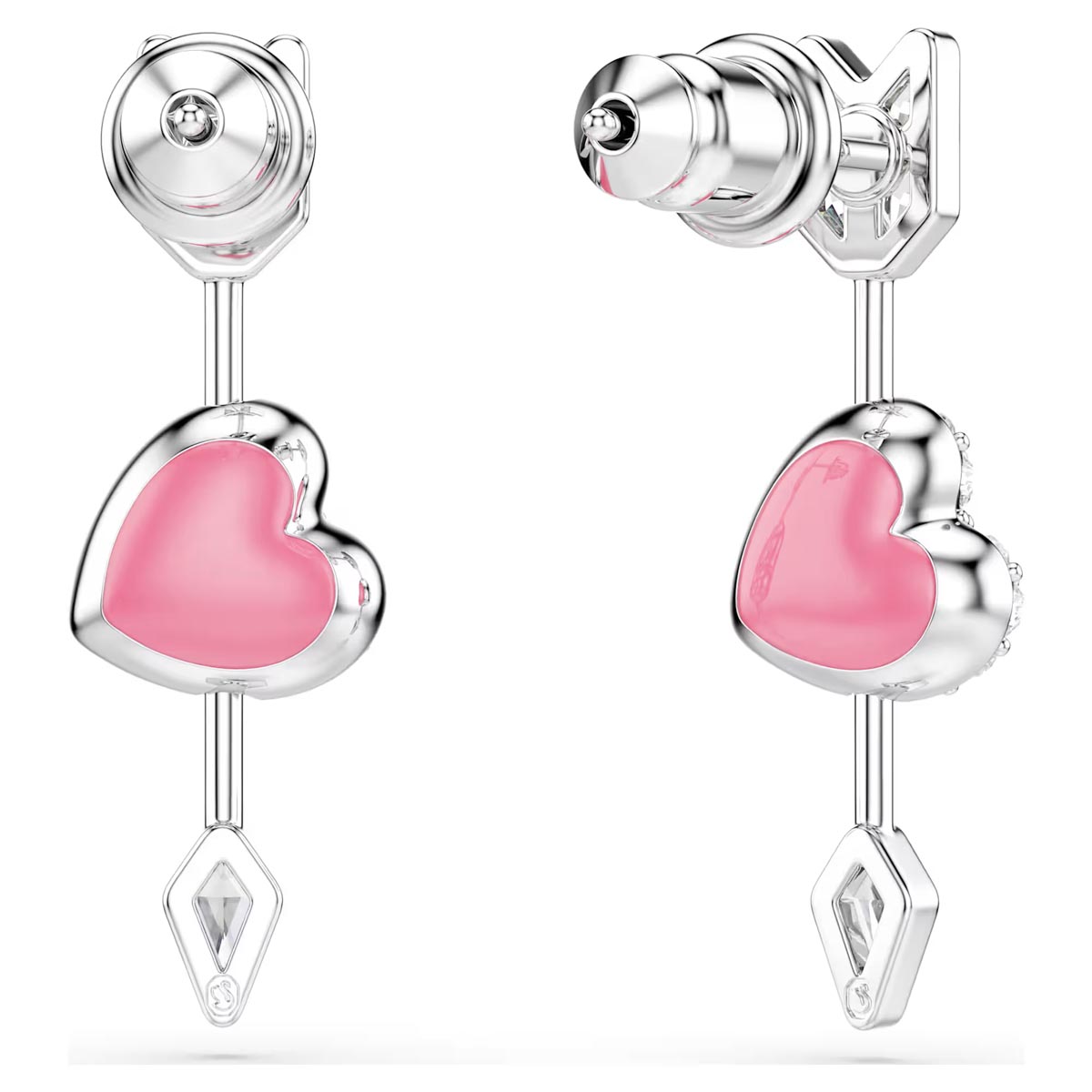 Swarovski Idyllia Heart and Arrow Drop Earrings