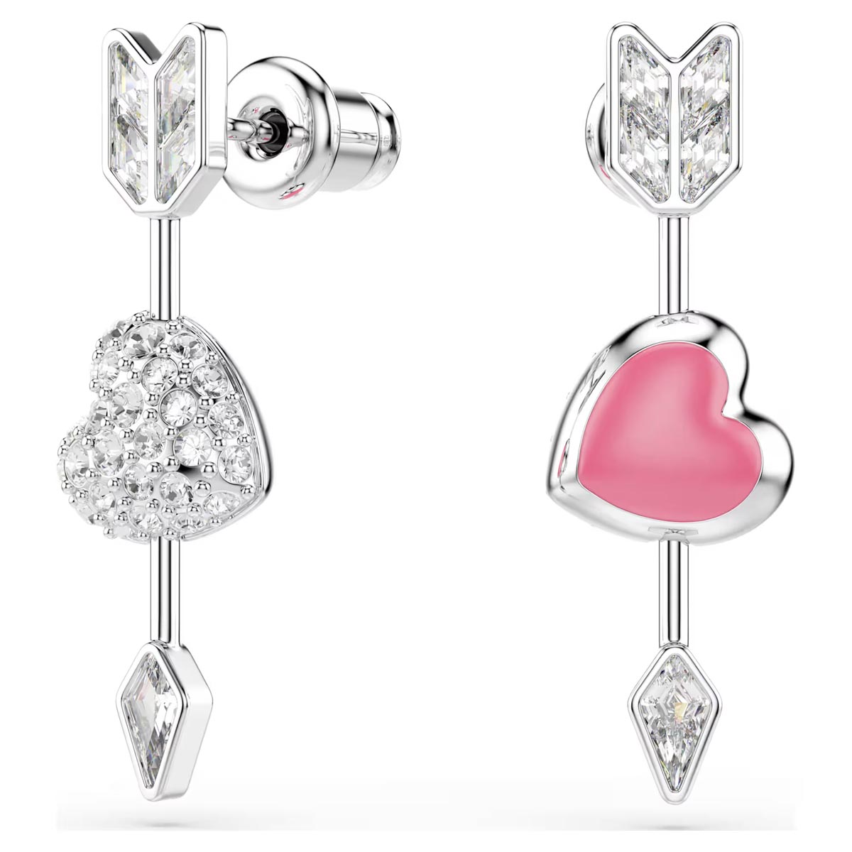 Swarovski Idyllia Heart and Arrow Drop Earrings