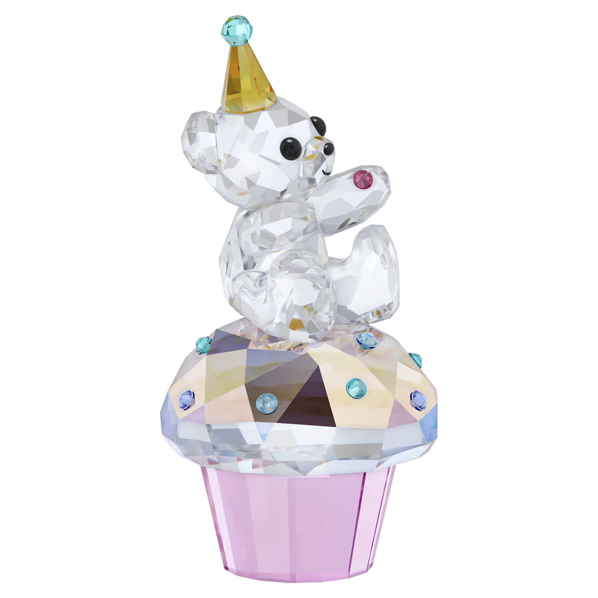Swarovski Crystal Kris Bear Sweet Celebration Figurine