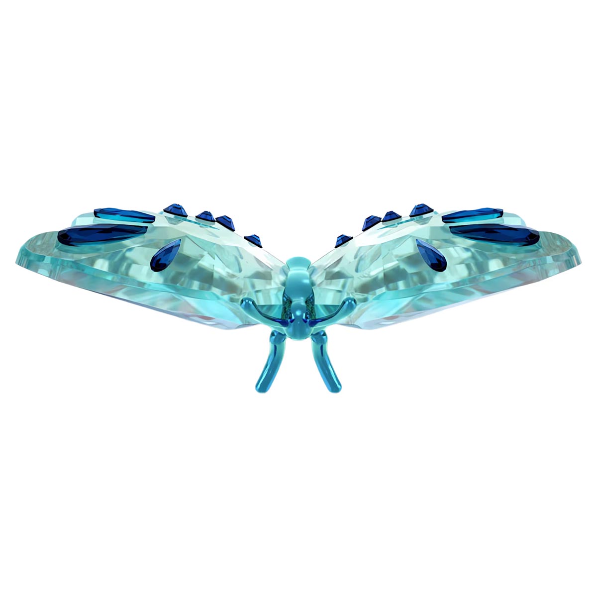 Swarovski Crystal Idyllia Turquoise Butterfly Figurine
