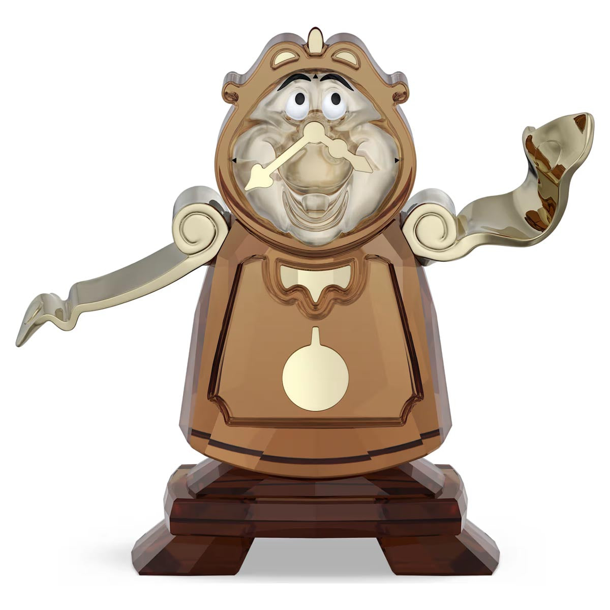 Swarovski Crystal Disney Beauty and the Beast Cogsworth Figurine