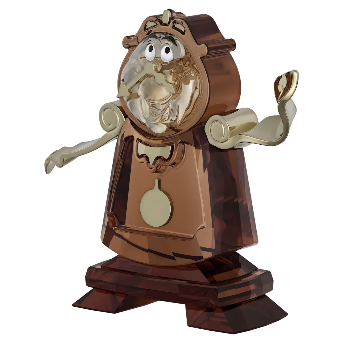 Swarovski Crystal Disney Beauty and the Beast Cogsworth Figurine