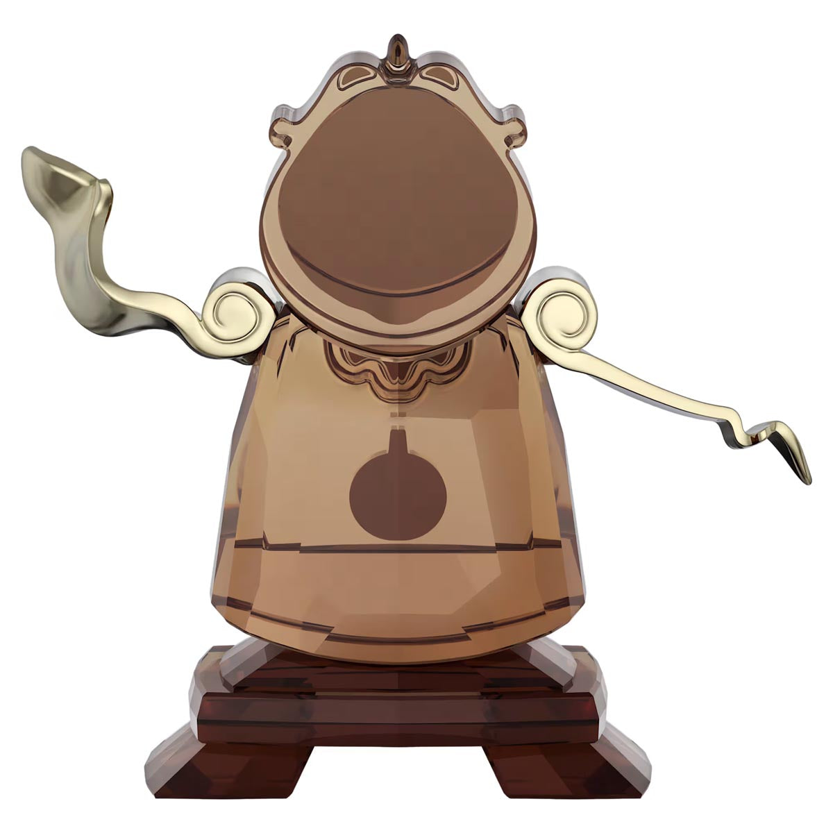 Swarovski Crystal Disney Beauty and the Beast Cogsworth Figurine