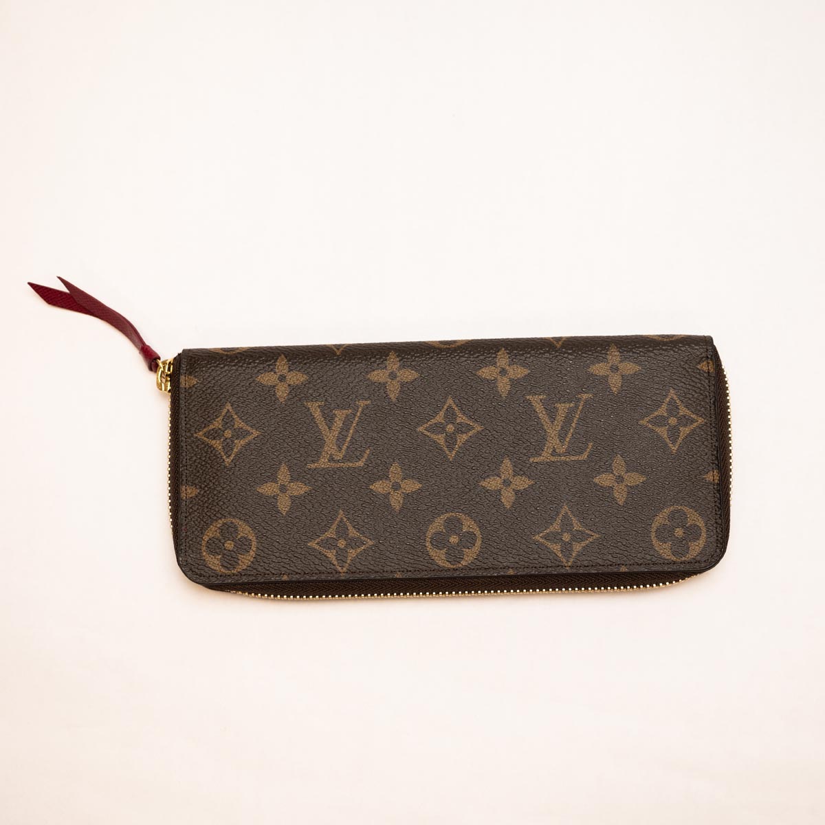 Pre Owned Louis Vuitton Monogram Canvas Clemence Wallet