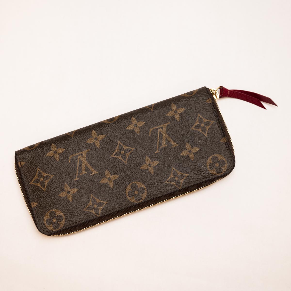 Pre Owned Louis Vuitton Monogram Canvas Clemence Wallet