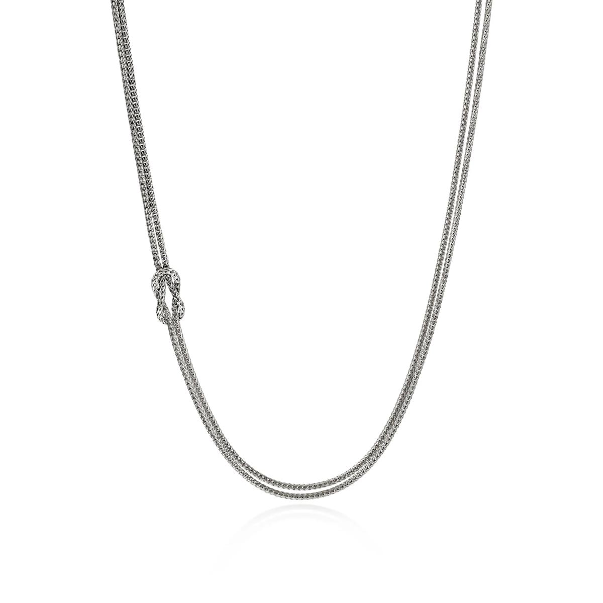 John Hardy Love Knot Necklace in Sterling Silver