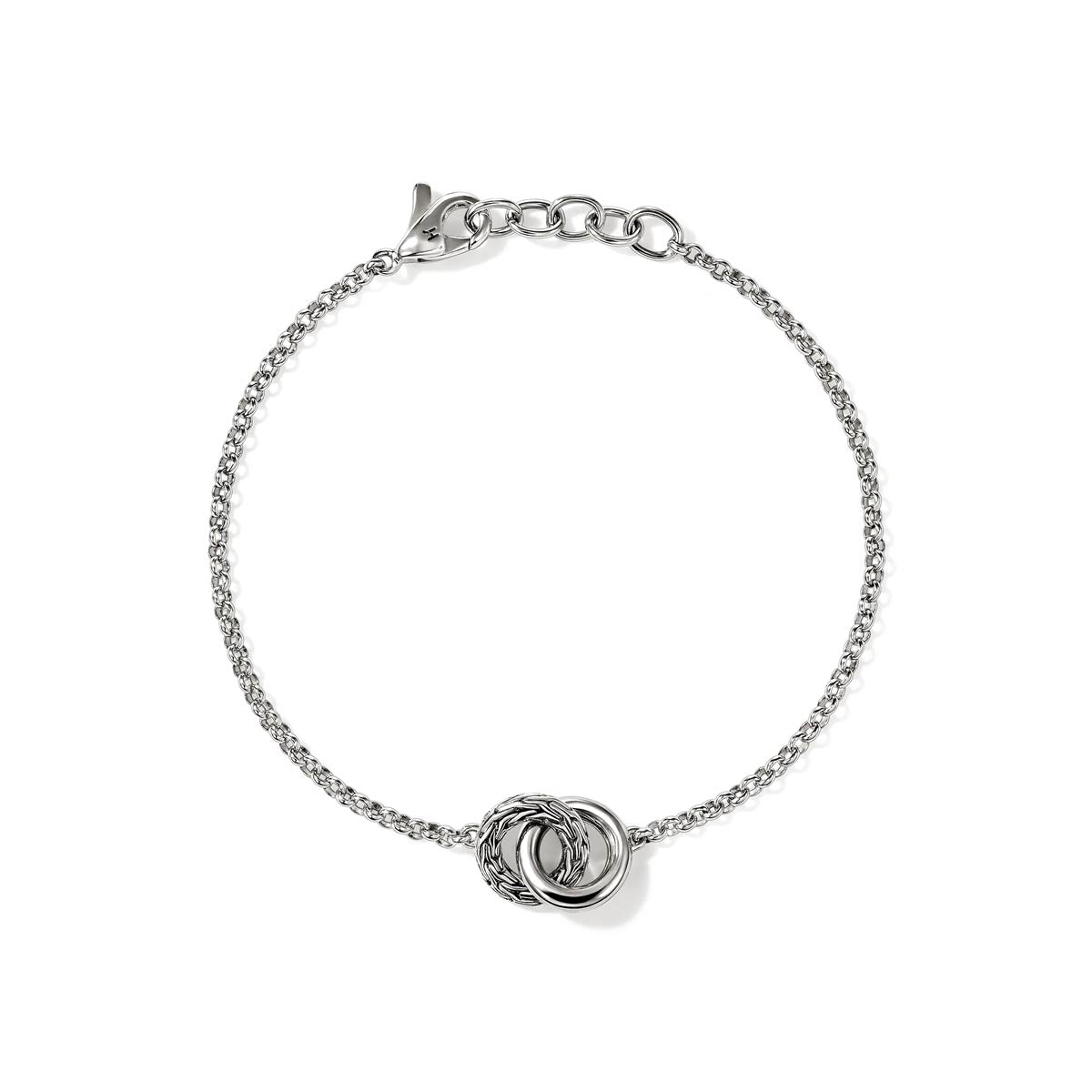 John Hardy Essentials Interlinking Circle Bracelet in Sterling Silver