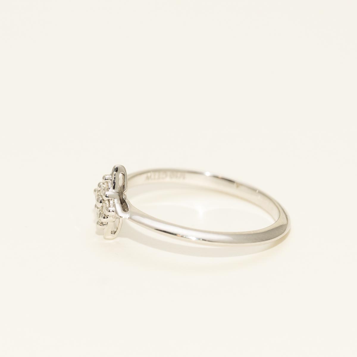 Star of Hope Diamond Ring in Sterling Silver (1/10ct tw)