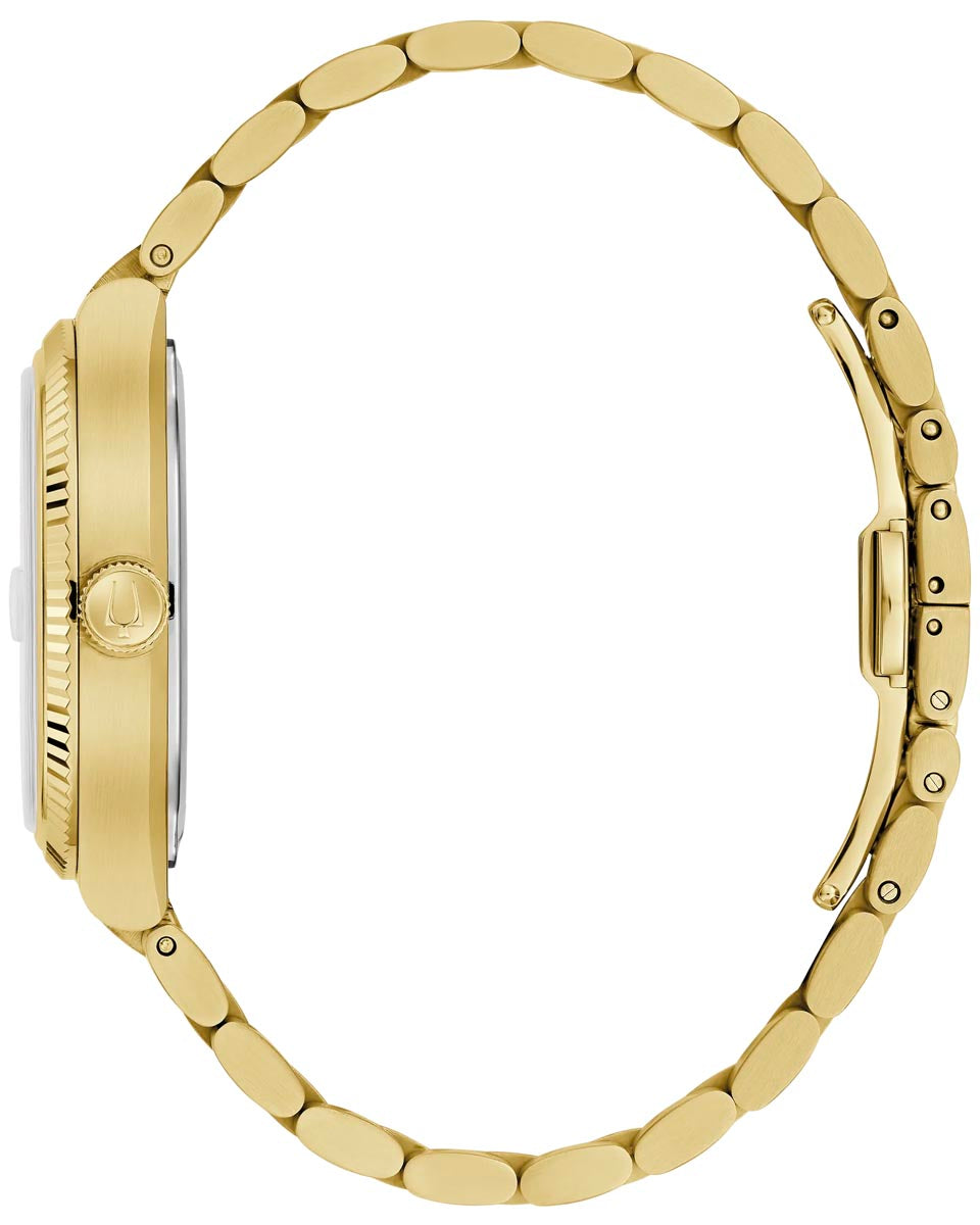 Bulova Limited Edition Year of the Horse Super Seville Watch with Red and Gold Tone Horse Dial and Yellow Stainless Steel Bracelet (37.5mm and quartz movement)