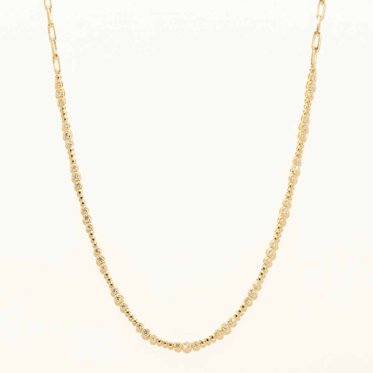 Diamond Fashion Necklace in 14kt Yellow Gold (7/8ct tw)