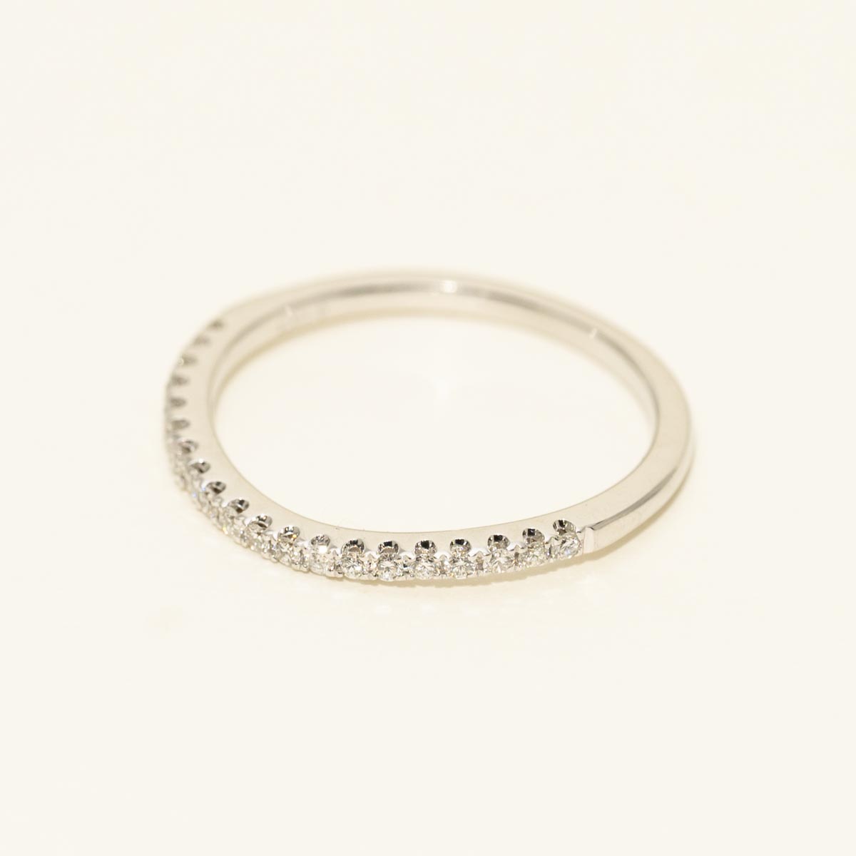 Estate Cushion Cut Diamond Bridal Set in 14kt White Gold (3/4ct tw)