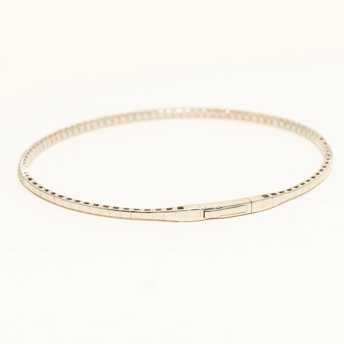 Diamond Flexible Bangle Bracelet in 14kt White Gold (3/4ct tw)