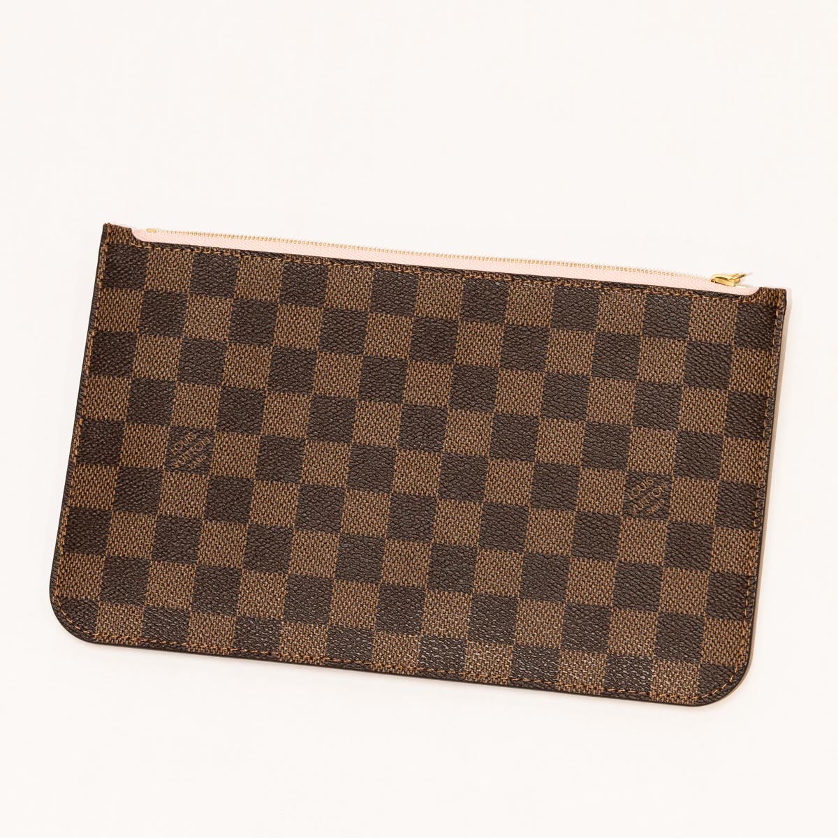 Pre Owned Louis Vuitton Damier Canvas Neverfull Pouch