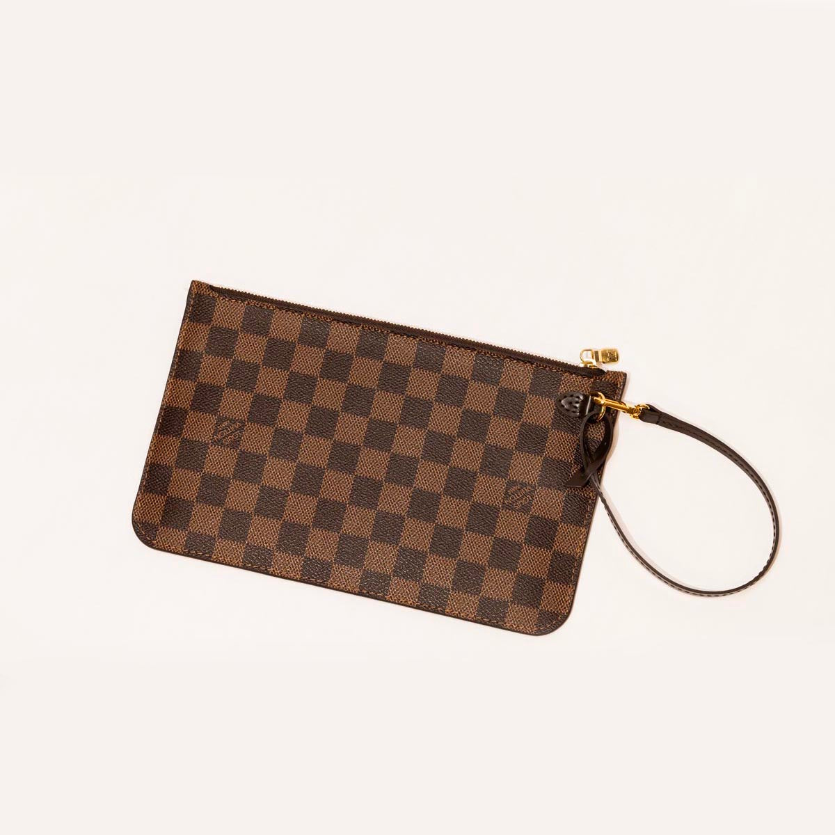 Pre Owned Louis Vuitton Damier Canvas Neverfull Pouch