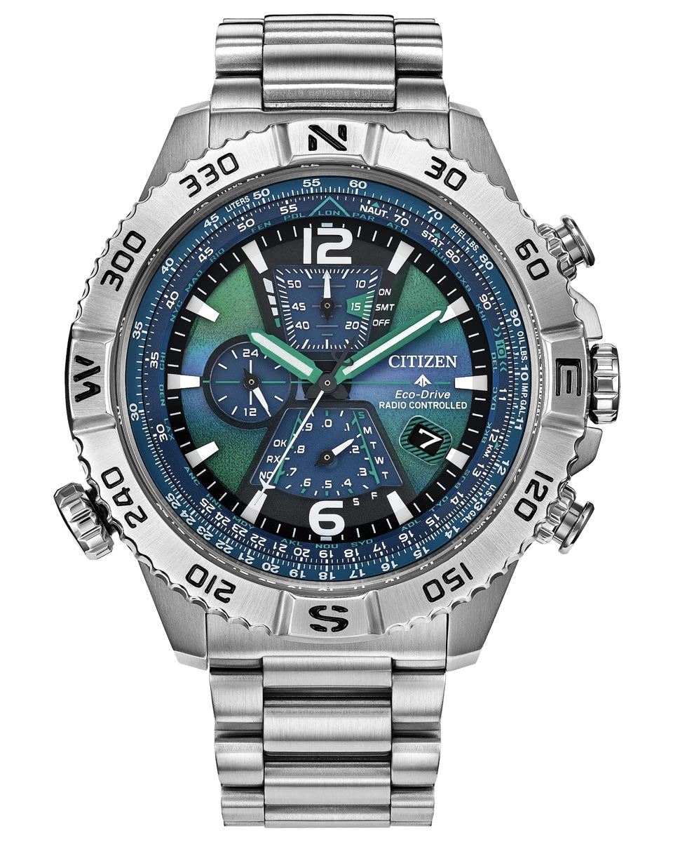 MM Citizen Limited Edition Promaster Navihawk Watch with Blue and