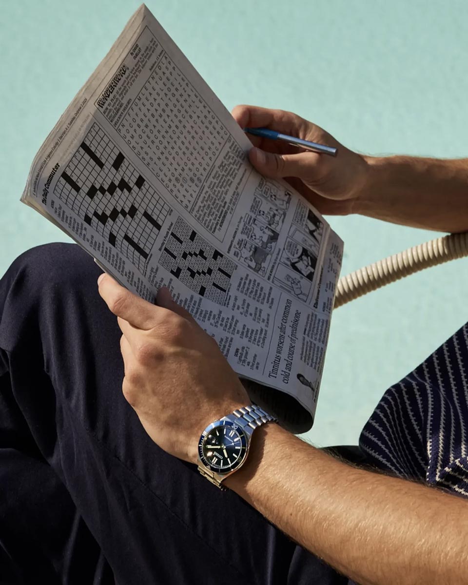 Citizen Tsuyosa Shore Watch with Blue Dial and Stainless Steel Bracelet (40mm and automatic movement)