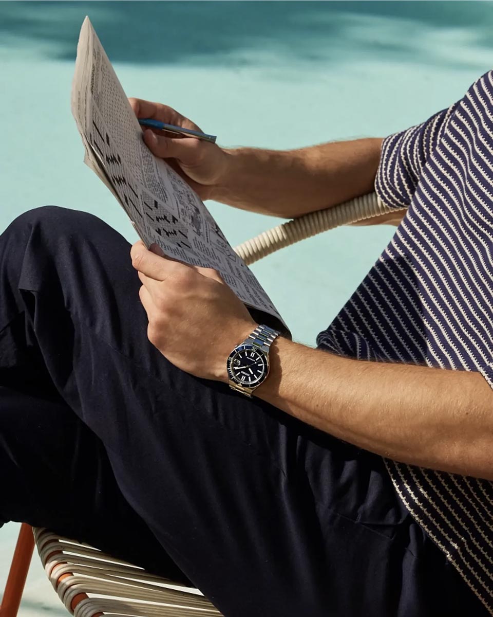 Citizen Tsuyosa Shore Watch with Blue Dial and Stainless Steel Bracelet (40mm and automatic movement)
