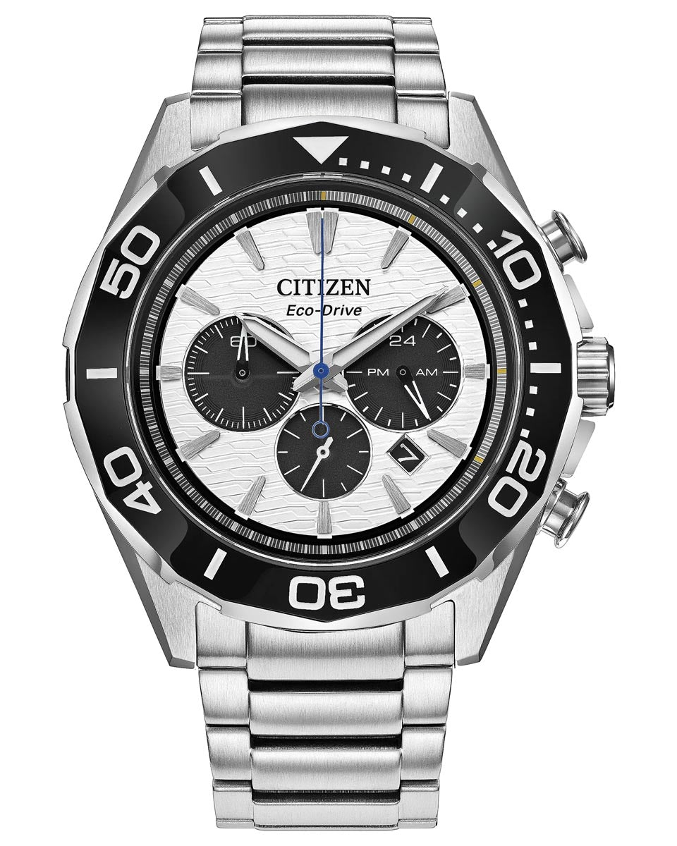 シチズン エコドライブ Endeavor ソーラー充電 レア希少 CA0448 Citizen Endeavor Watch with White Dial and Stainless Steel