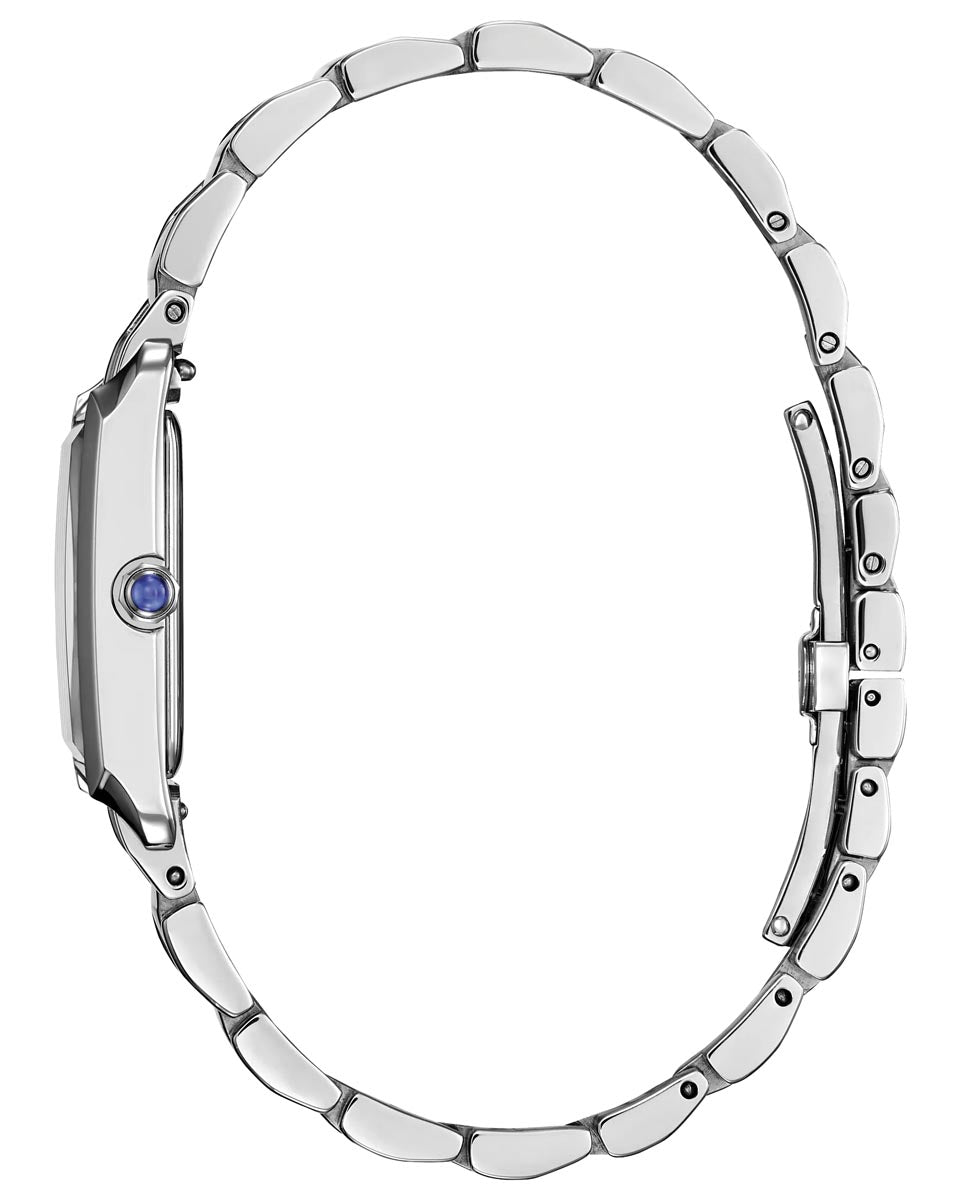 Citizen Bianca Watch with White Dial and Stainless Steel Bracelet (20x32mm and eco drive movement)