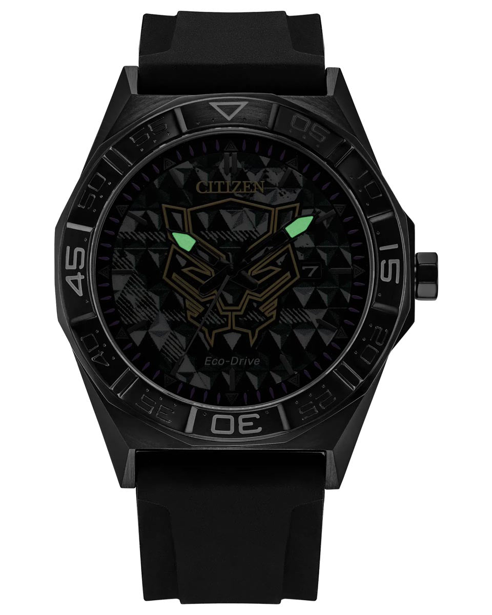 Citizen Terra Force Watch with Green Dial and Stainless Steel Bracelet (41mm and eco drive movement)