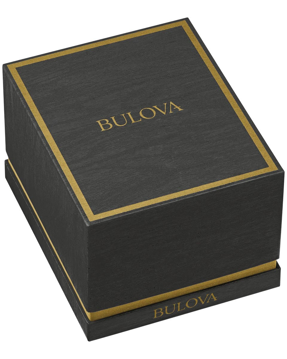 Bulova Marine Star Watch with Green Dial and Two Toned Stainless Steel Bracelet (41mm and automatic movement)