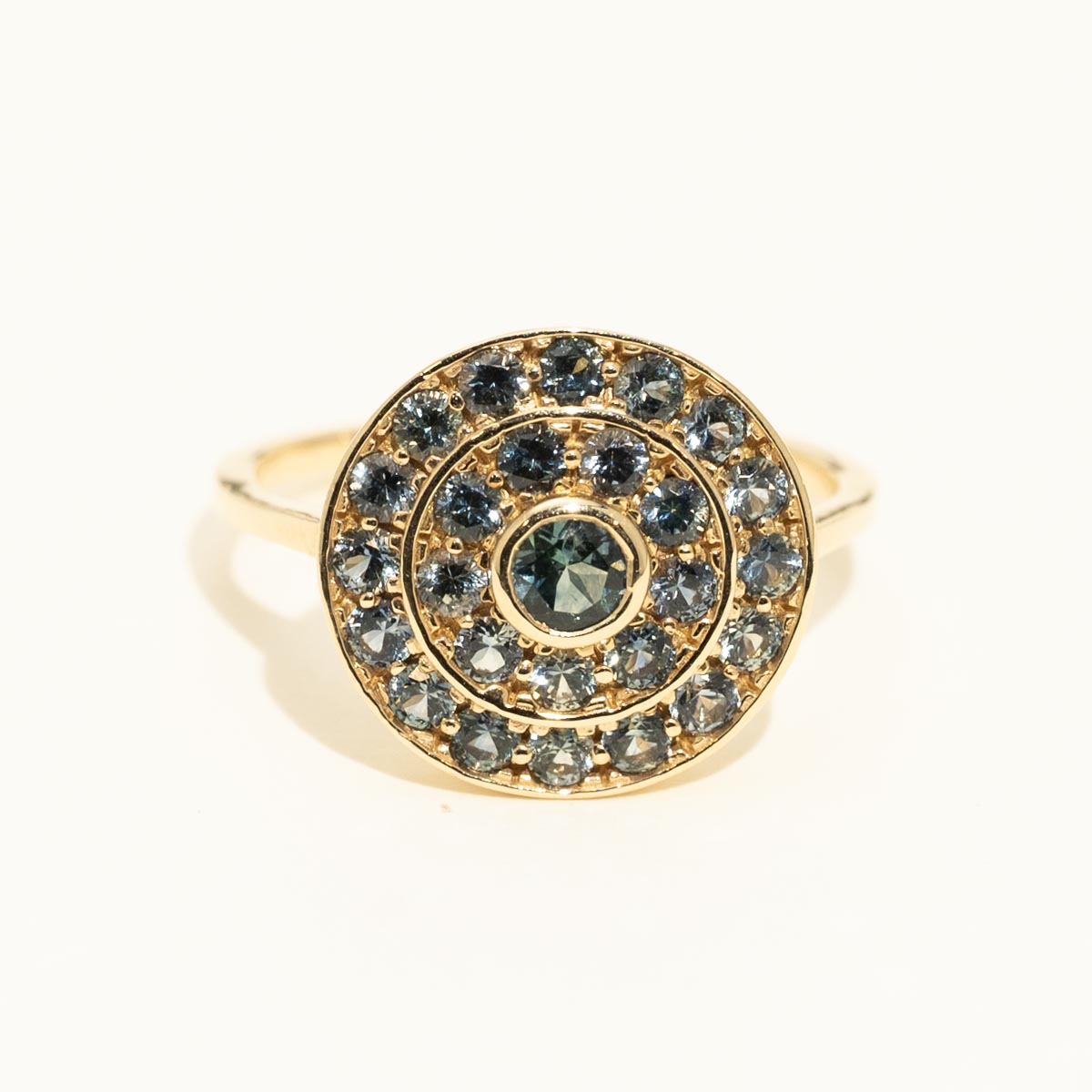 Parlé Montana Sapphire Ring in 14kt Yellow Gold