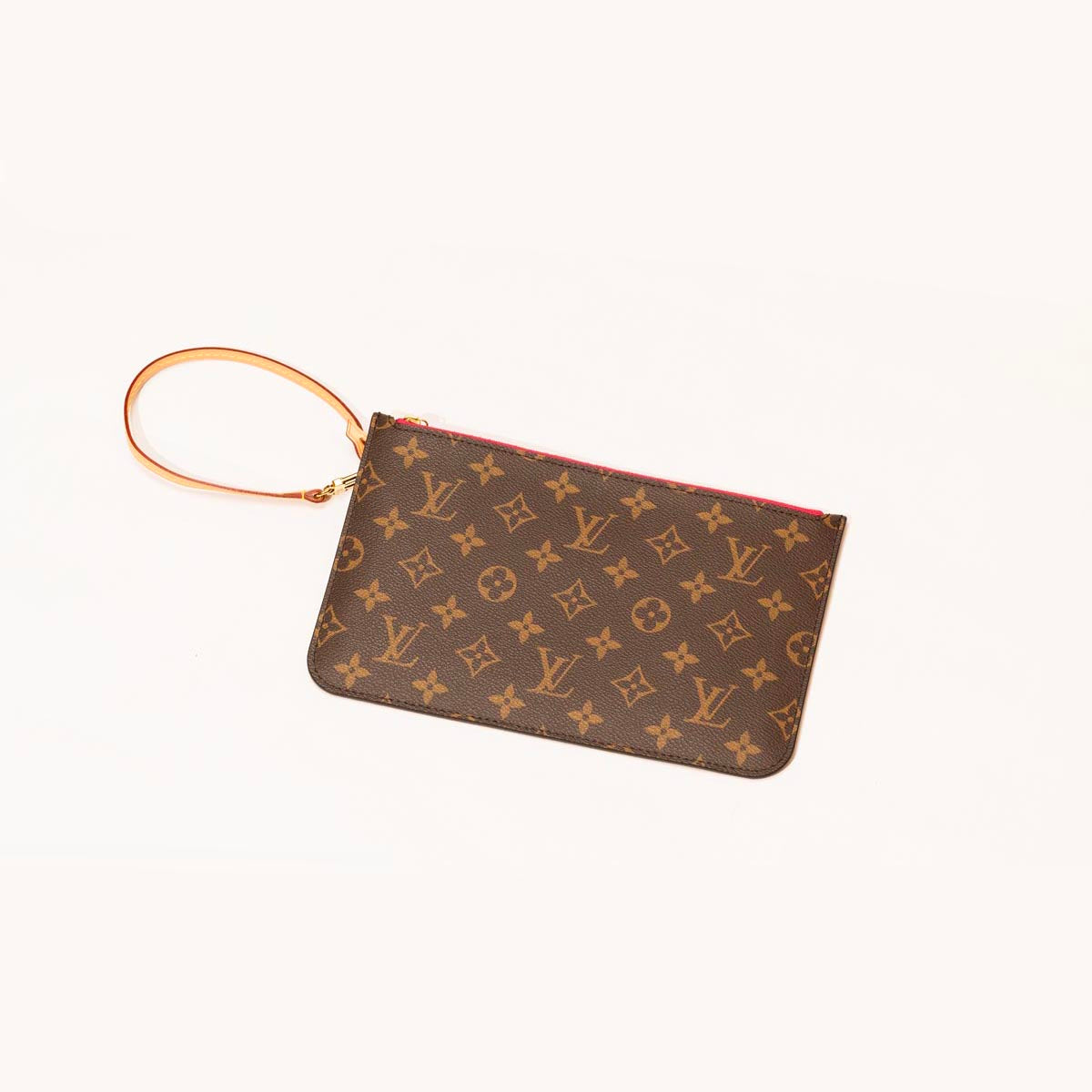 Pre Owned Louis Vuitton Monogram MM Canvas Neverfull Pouch
