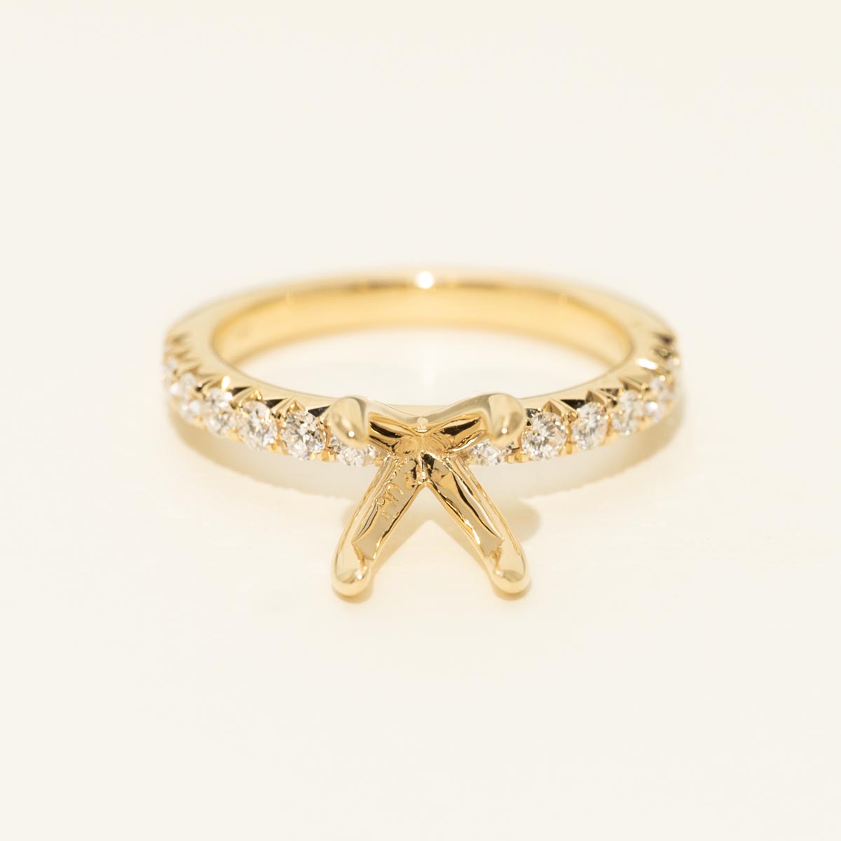 Diamond Engagement Ring Setting in 14kt Yellow Gold (1/2ct tw)