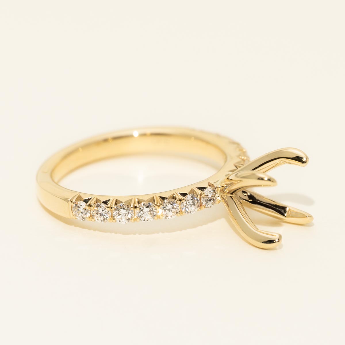 Diamond Engagement Ring Setting in 14kt Yellow Gold (1/2ct tw)