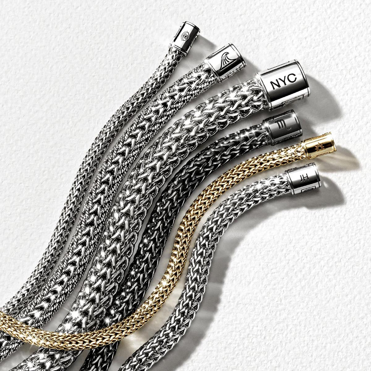 John Hardy Icon Ruby Bracelet in Sterling Silver