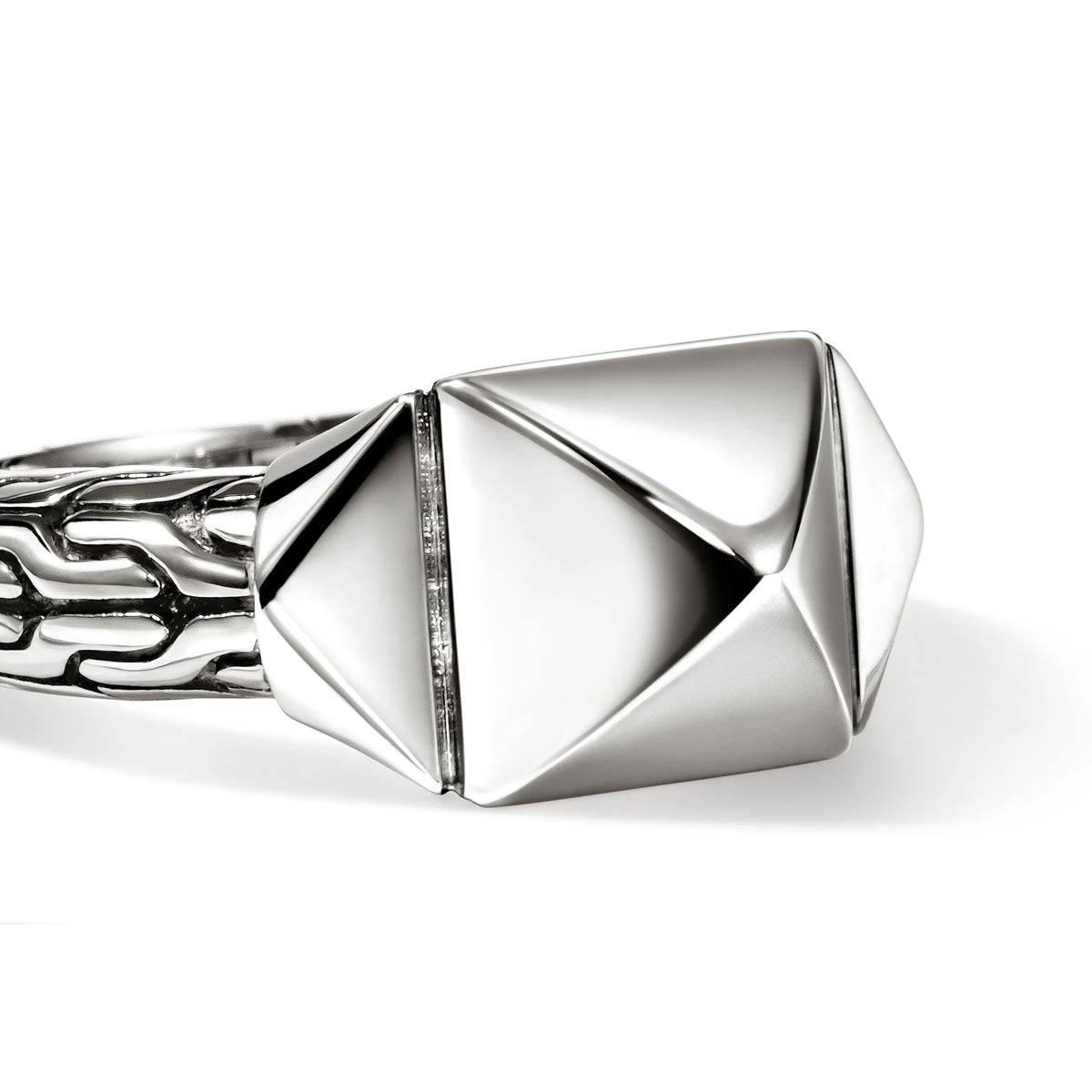 John Hardy Icon Stud Ring in Sterling Silver