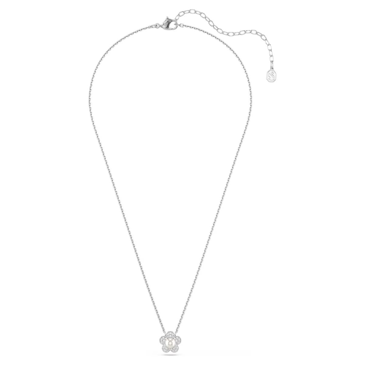 Swarovski Ariana Grande X Crystal Pearl Flower Necklace