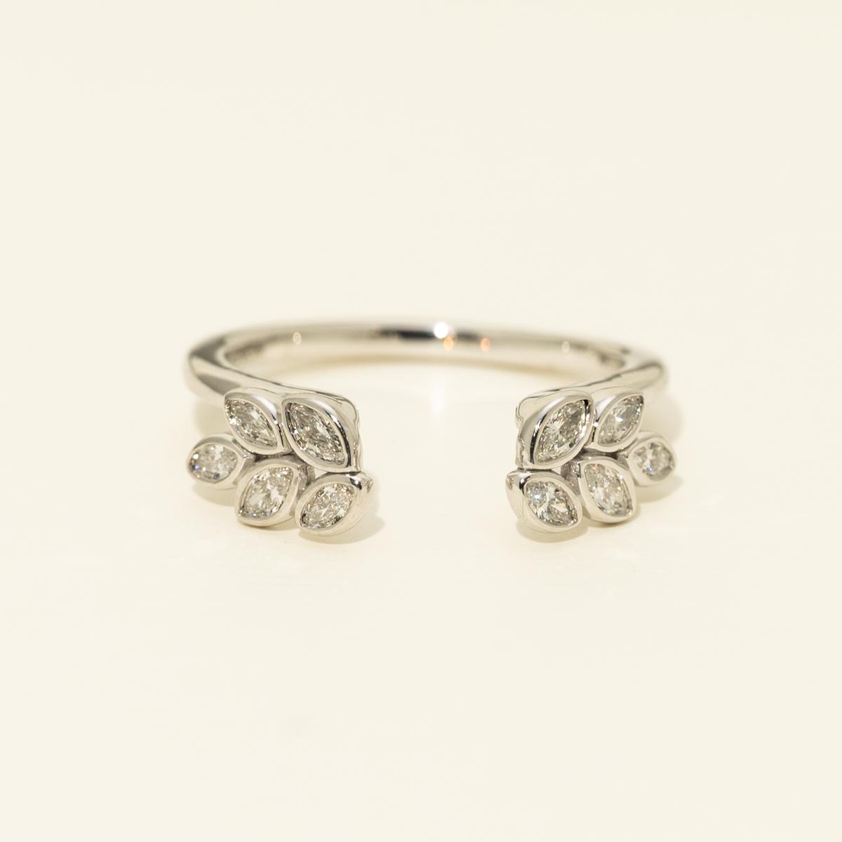 Diamond Wedding Ring Wrap in 14kt White Gold (1/3ct tw)