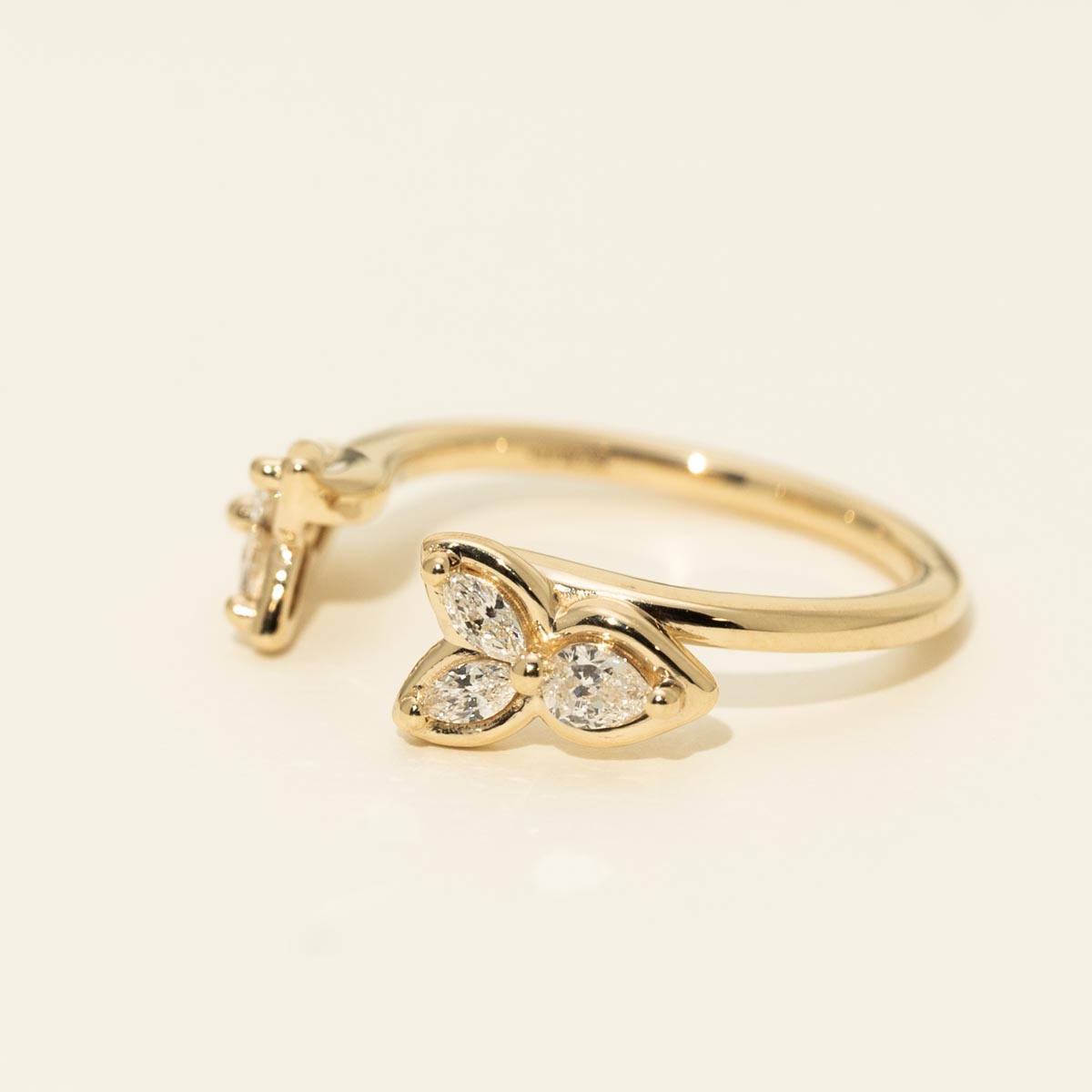 Diamond Wedding Ring Wrap in 14kt Yellow gold (1/3ct tw)