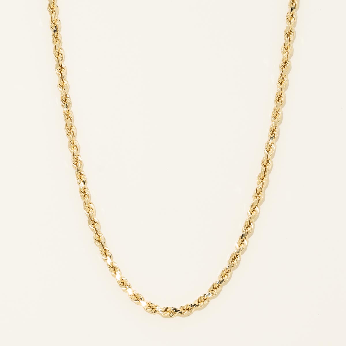 Estate Rope Chain in 14kt Yellow Gold (18 inches and 4mm wide)