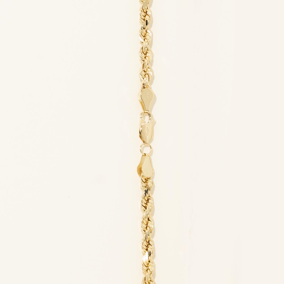 Estate Rope Chain in 14kt Yellow Gold (18 inches and 4mm wide)