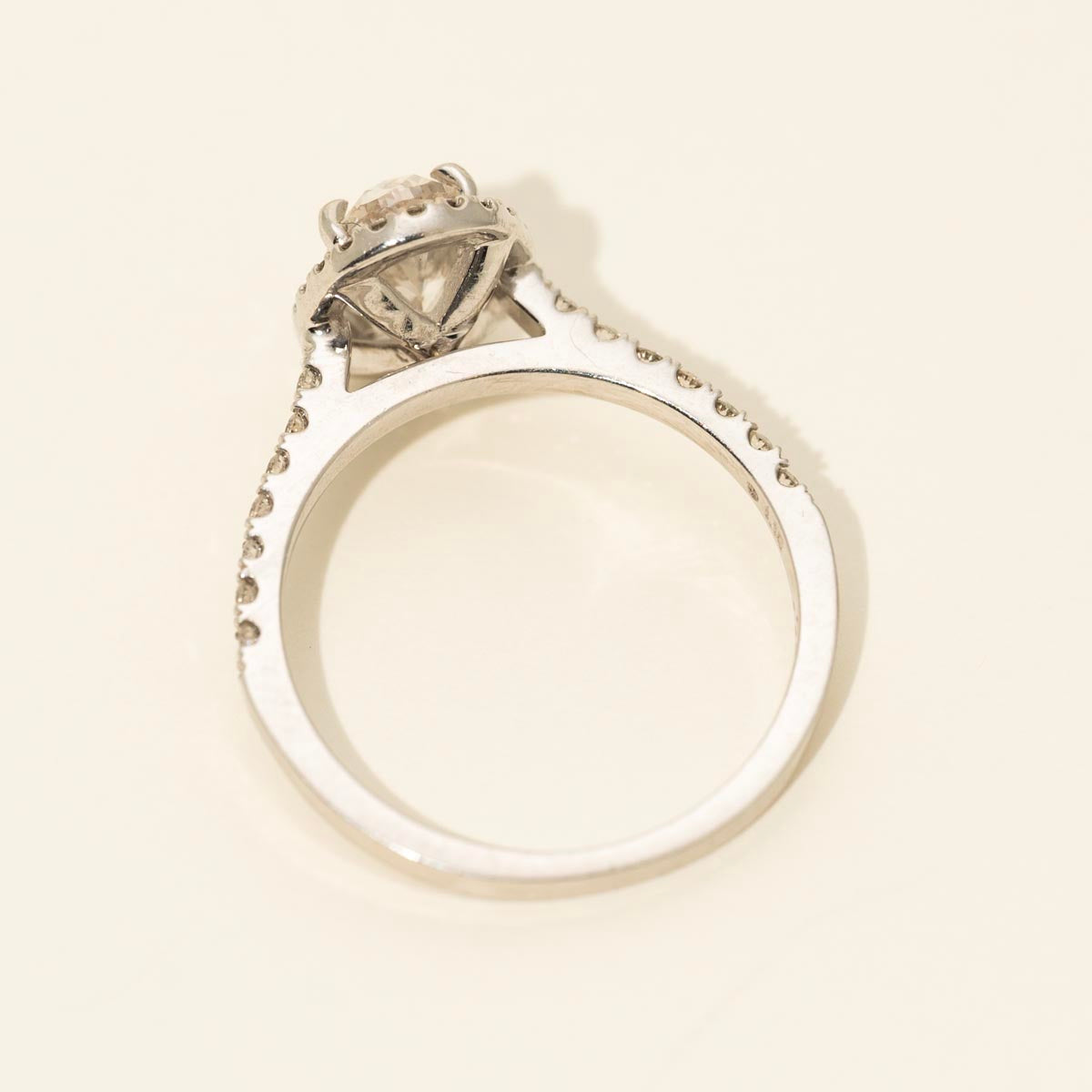 Diamond Halo Engagement Ring in 14kt White Gold (1 1/3ct tw)