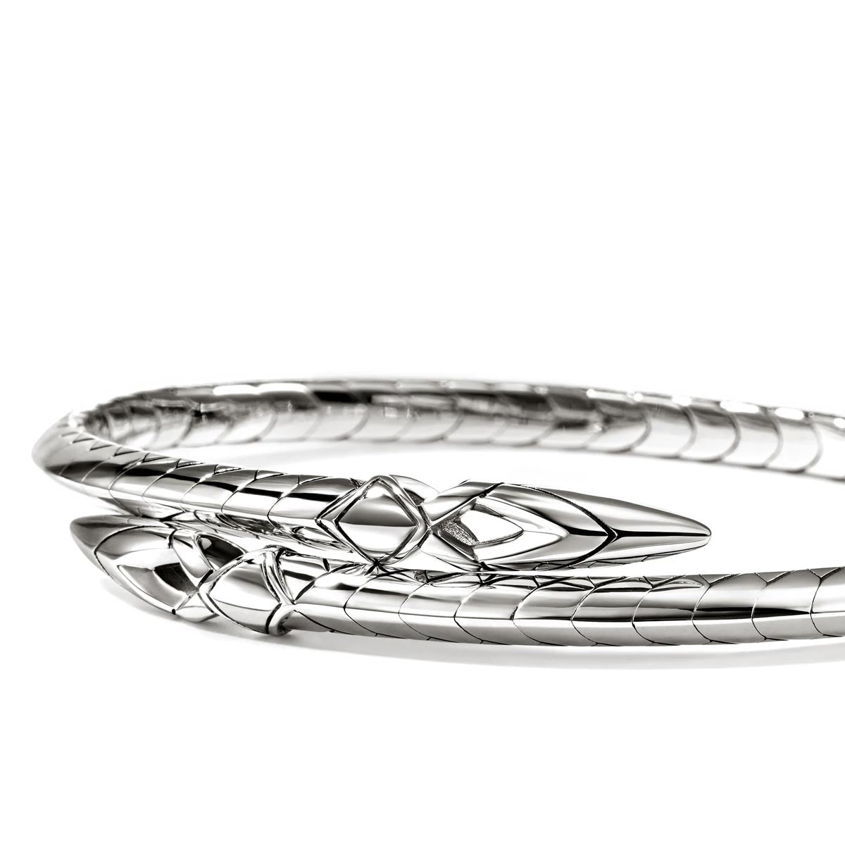 John Hardy Naga Bypass Cuff Bracelet in Sterling Silver