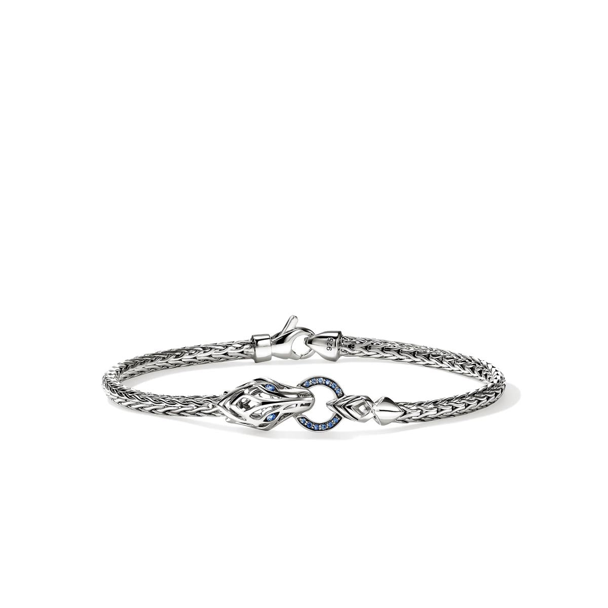 John Hardy Naga Sapphire Bracelet in Sterling Silver