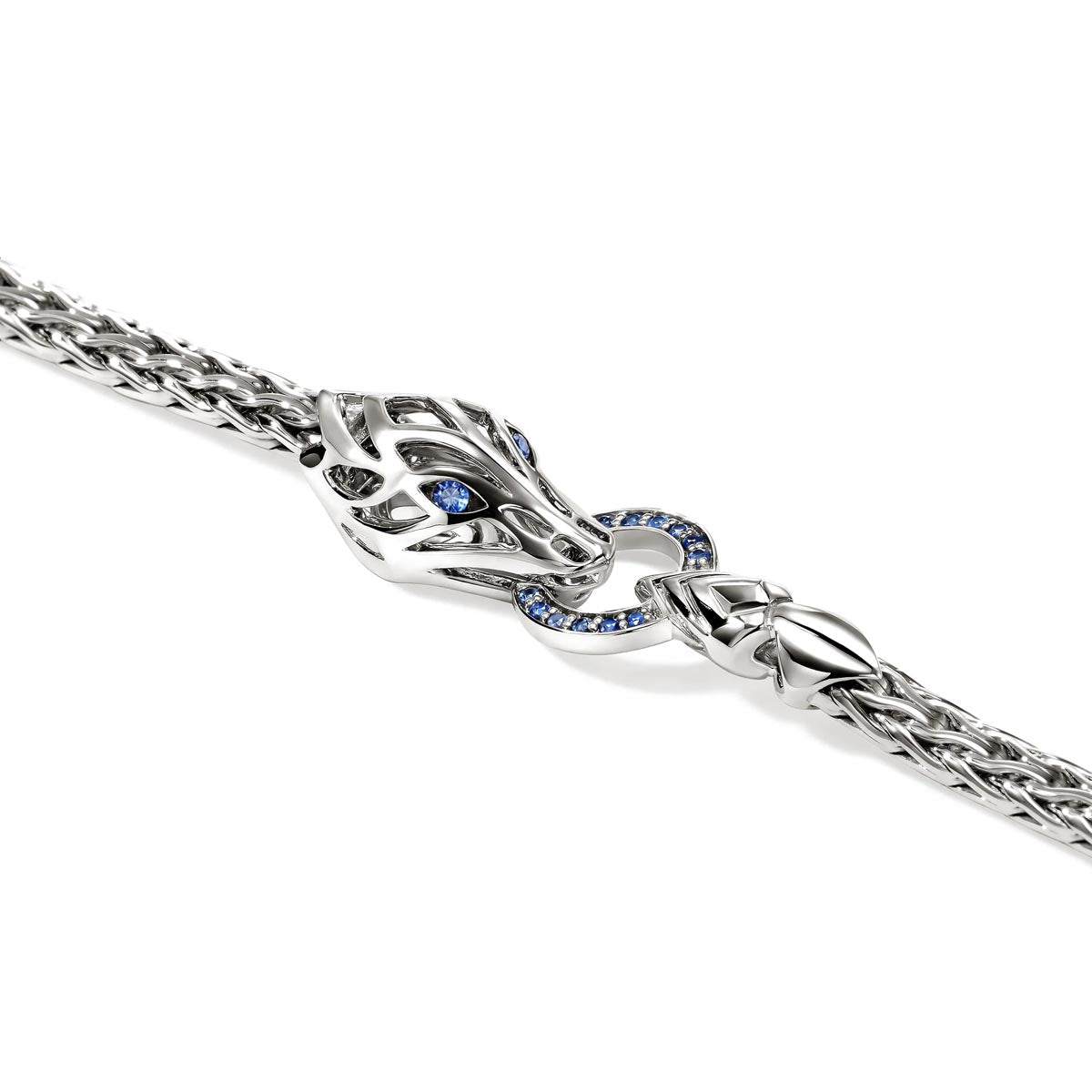 John Hardy Naga Sapphire Bracelet in Sterling Silver