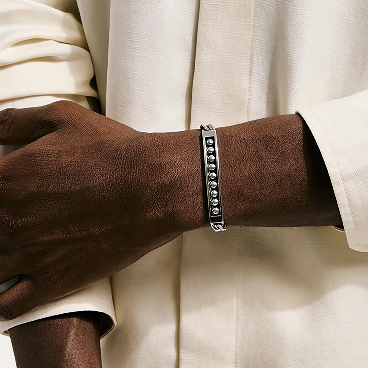 John Hardy Nailhead Bracelet in Sterling Silver