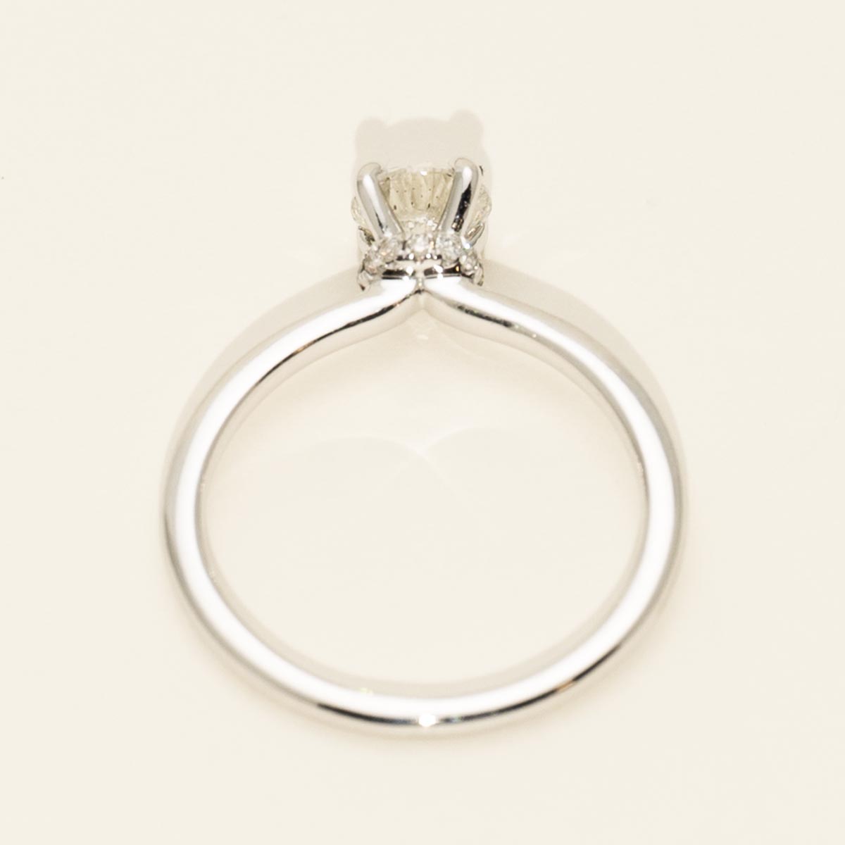 Estate Northern Star Diamond Engagement Ring in 14kt White Gold (5/8ct tw)