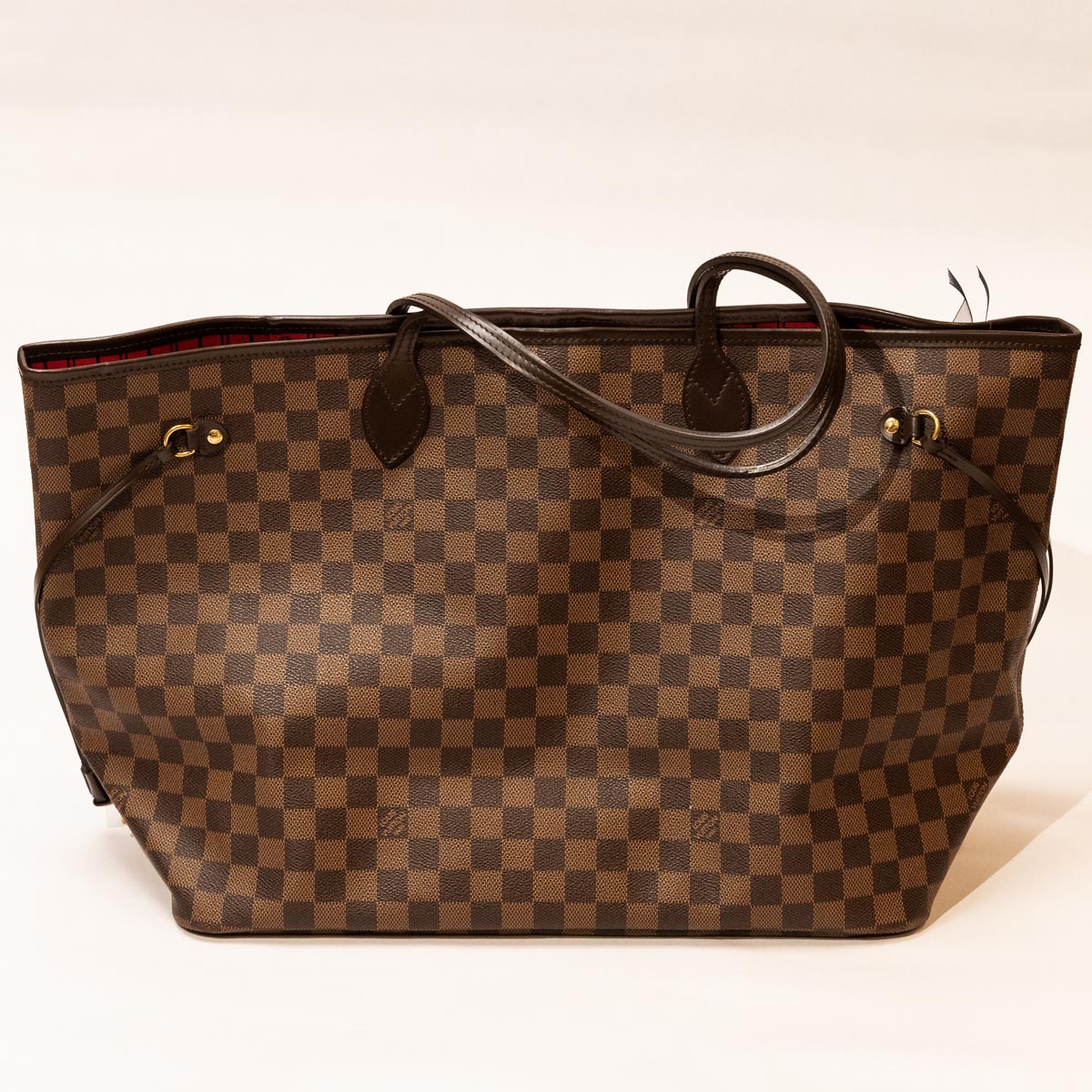 Pre Owned Louis Vuitton Damier Ebene GM Canvas Neverfull Bag