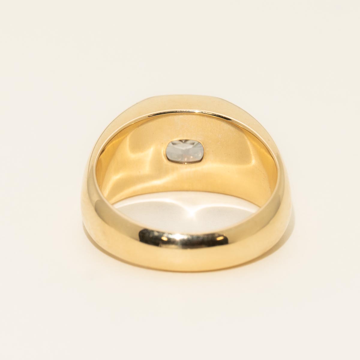 Lab Grown Elongated Cushion Engagement Ring in 14kt Yellow Gold (2 1/2ct tw)