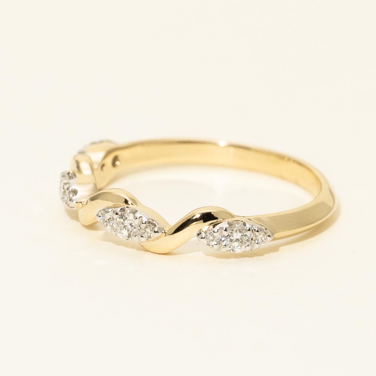 Diamond Wedding Band in 14kt Yellow Gold (1/5ct tw)