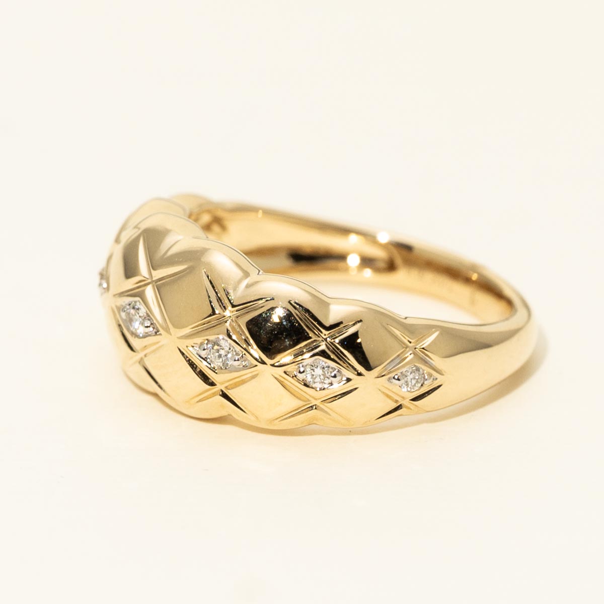 Diamond Fashion Ring in 14kt Yellow Gold (1/10ct tw)