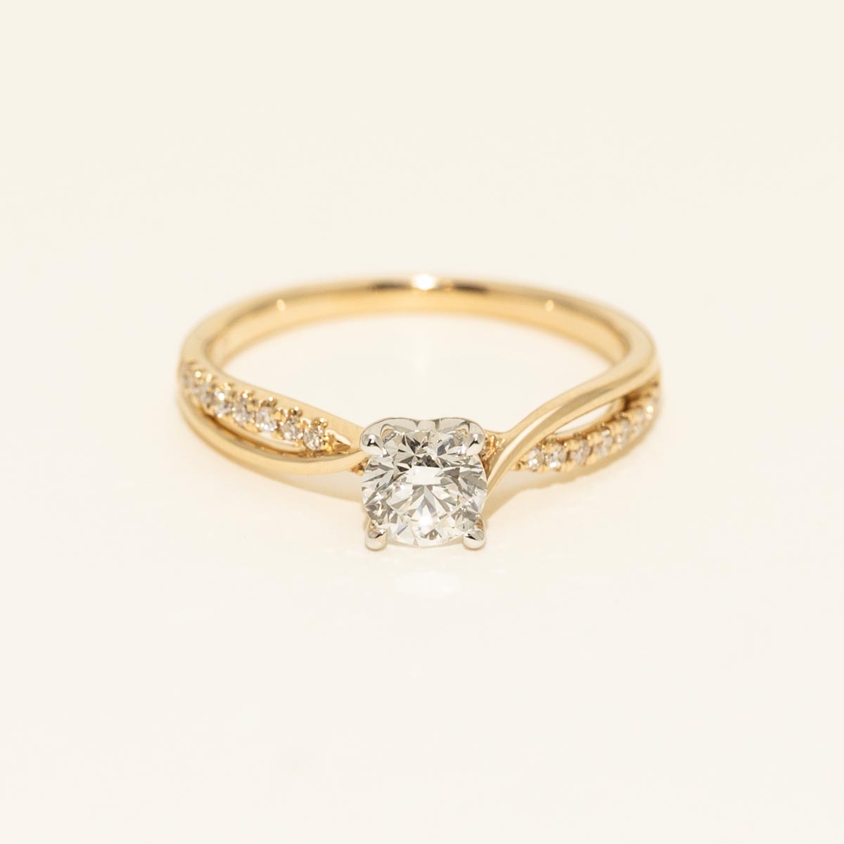 Diamond Engagement Ring in 14kt Yellow and White Gold (5/8ct tw)