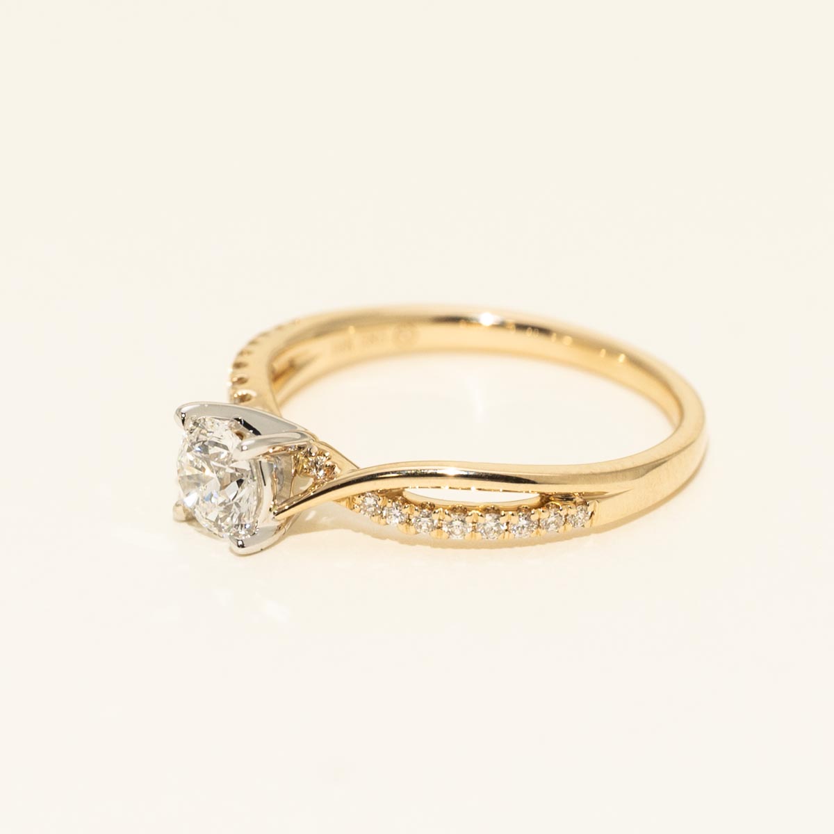 Diamond Engagement Ring in 14kt Yellow and White Gold (5/8ct tw)
