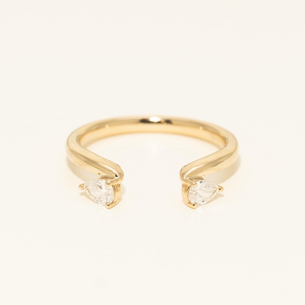 Pear Shaped Diamond Wrap in 14kt Yellow Gold (1/3ct tw)